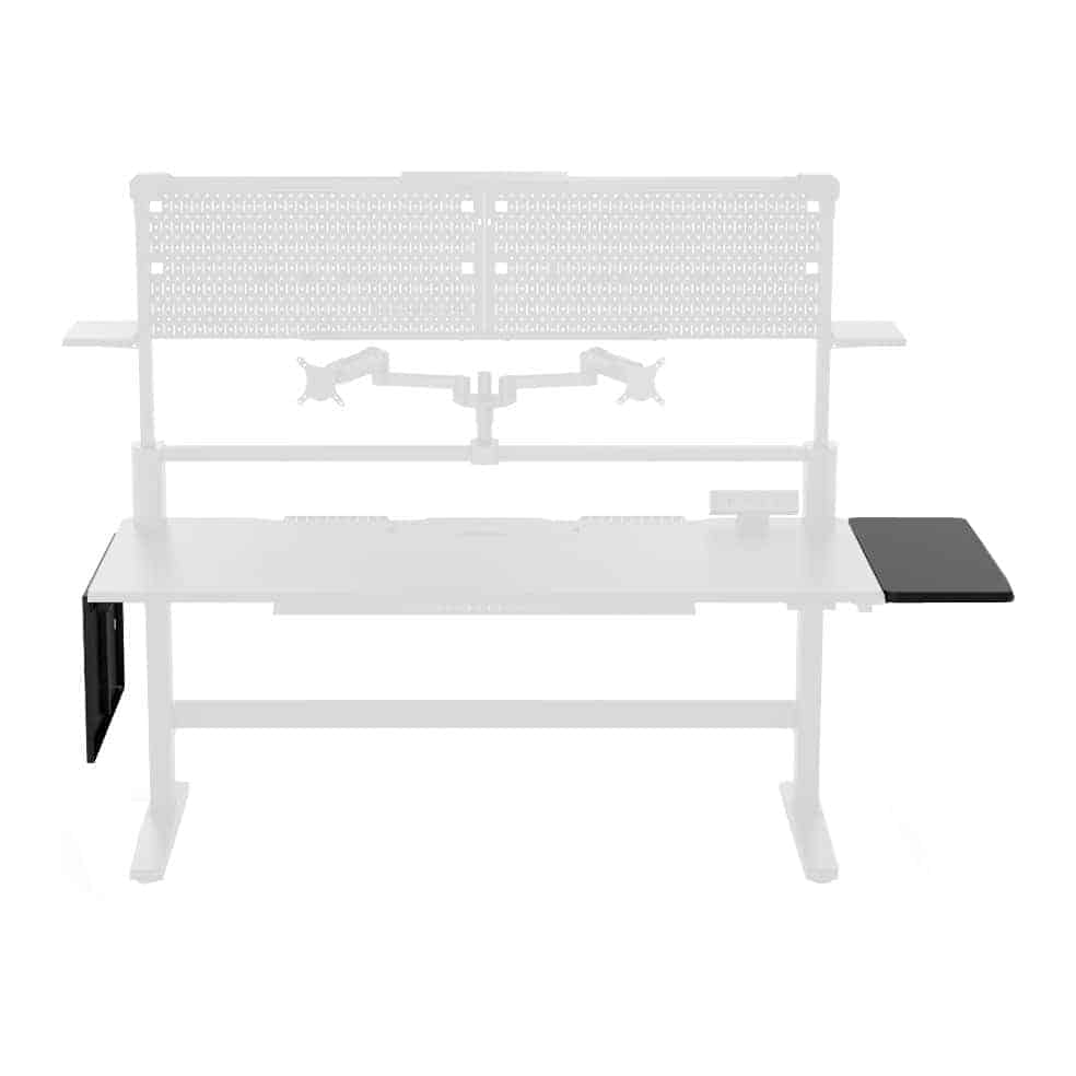 (image for) CORSAIR PLATFORM:6 Desk - Desk Extensions and Side Pegboards kit - Black